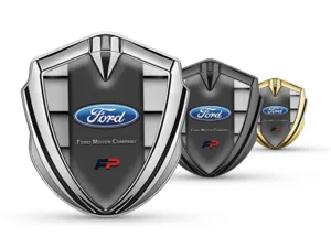 Ford Emblema Silicone Badge Stile Tuning Top Lucido